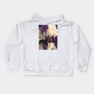 Roses with Purple Kids Hoodie